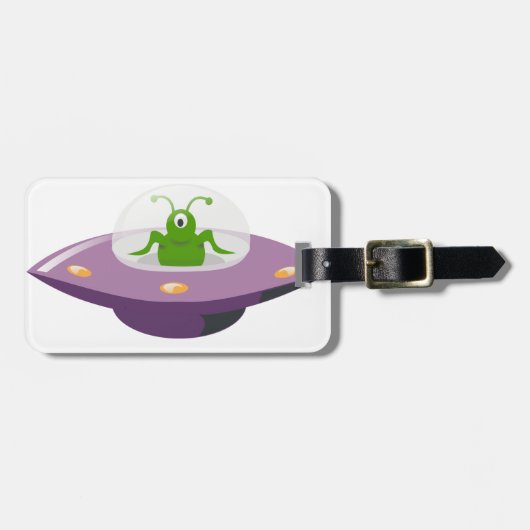 ufo bagagelabel (Voorkant horizontaal)