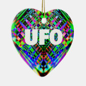 UFO (bewerk tekst) Hartvormig Ornament (Rechts)