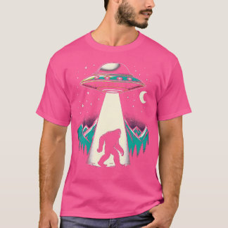Ufo Bigfoot Alien Abduction T-shirt
