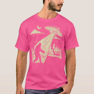 Ufo Bigfoot Sasquatch Lochness Monster Funny Belie T-shirt
