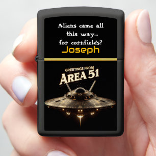 UFO boven Area 51 bij zonsondergang