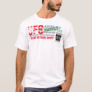 UFO BOVEN TOP GEHEIM Heren Basic T-Shirt