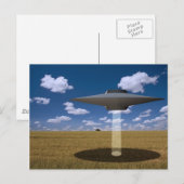 UFO BRIEFKAART (Voorkant / Achterkant)