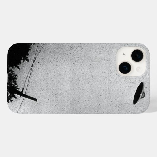 UFO Buitenaards Buitenaards Ruimteschip Top Secret Case-Mate iPhone Case (Achterkant (horizontaal))