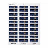 UFO-buitenlands wereldlandschap - SciFi Etiket (Full Sheet)