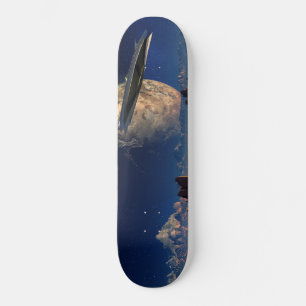 UFO-buitenlands World-SciFi-landschap Skateboard