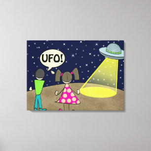 UFO CANVAS AFDRUK