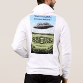 UFO CROP CIRCLES Decoder Hoodie (Achterkant)