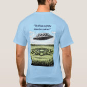 UFO CROP CIRCLES Decoder T-shirt (Achterkant)