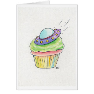 UFO Cupcake Flying Saucer