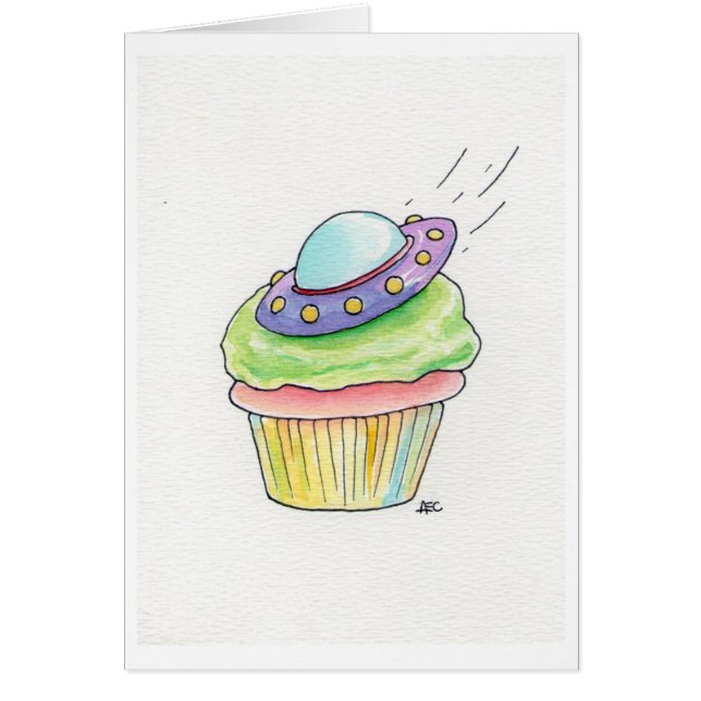 UFO Cupcake Flying Saucer (Voorkant)