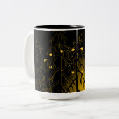 UFO Cups Cool UFO-Mokken Cups UFO-cadeautjes Geper Tweekleurige Koffiemok (Voorkant links)