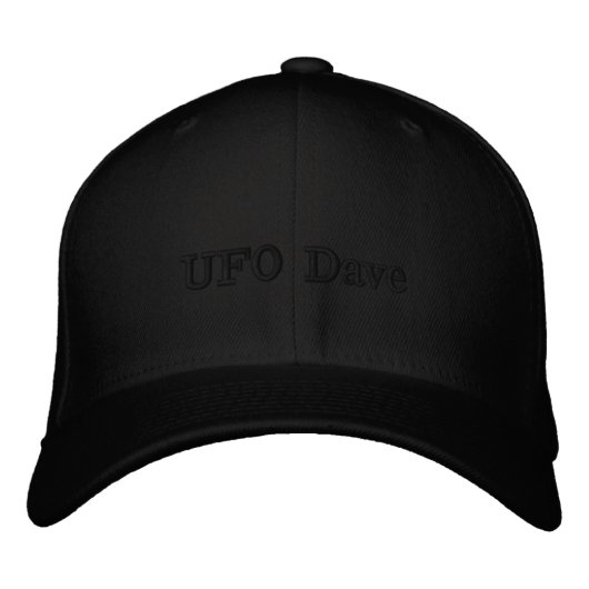 UFO Dave Casquette avec front noir, logo centré (Devant)