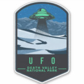 UFO Death Valley National Park Sticker (Voorkant)