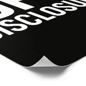 UFO Disclosure Poster (Hoek)