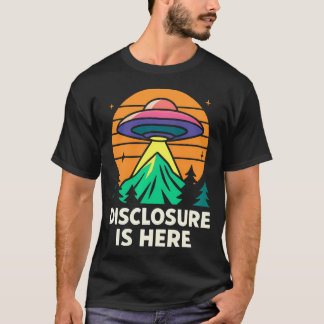 Ufo Disclosure Vintage Alien For T-shirt