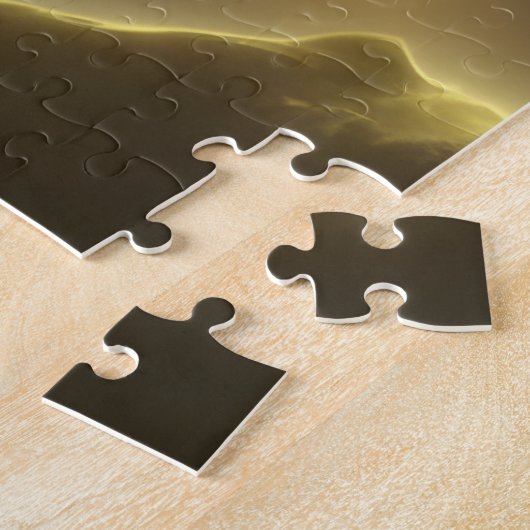 UFO Floating Jigzaag Puzzle Legpuzzel (Zijkant)