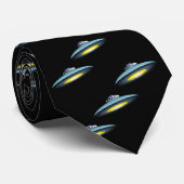 UFO Flying Saucer Stropdas (Opgerold)