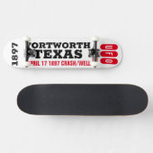 UFO Fort Worth Texas Crash Skateboard (Horz)