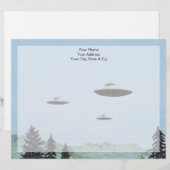 UFO GEPERSONALISEERD BRIEFHOOFD (Voorkant / Achterkant)