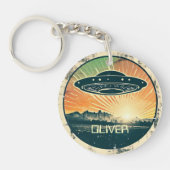  ufo gepersonaliseerd sleutelhanger (Voorkant)