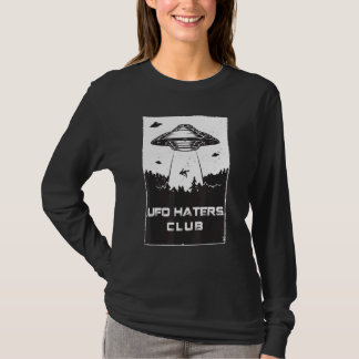 UFO Haters Club Anti UFO Sociaal voor Mannen Vrouw T-shirt