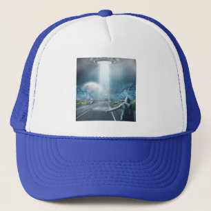 UFO Hitchhiker-vrachtwagenhoeden Trucker Pet