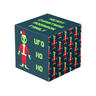 UFO Ho Father Kerstmis Buitenaards gebruik Kubus