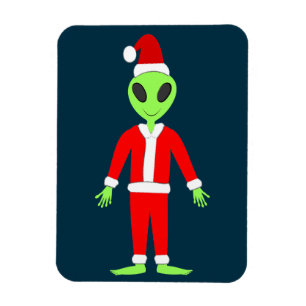 UFO Ho Vader Kerst Buitenaards Magneet
