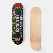 UFO HOVERING GRAYS Skateboard (Voorkant)