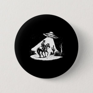 Ufo Howdy Alien Cowboy Halloween Kostuum Ufo Weste Ronde Button 5,7 Cm