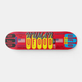UFO HUMAN FOOD 7 3/4" Skateboard Deck (Horz)