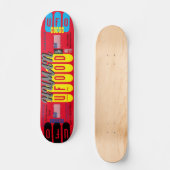 UFO HUMAN FOOD 7 3/4" Skateboard Deck (Recto)