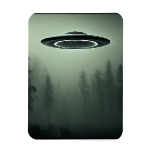 UFO in de mist Magneet
