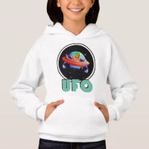 UFO in de ruimte