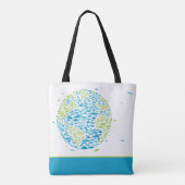 UFO-invasie in de wereld, buitenaardse wezens, rui Draagtas (Achterkant)