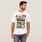 UFO JMT MERCH T-Shirt de base pour hommes (Devant entier)