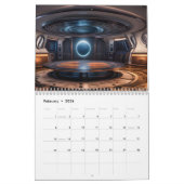 UFO-kalender met ej-goud Kalender (Feb 2026)