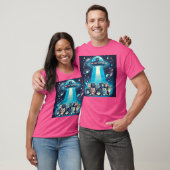 UFO-katteninvasie T-shirt (Unisex)