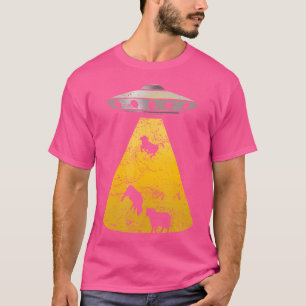 UFO Koe ontvoering Roswell Retro T Sh T-shirt
