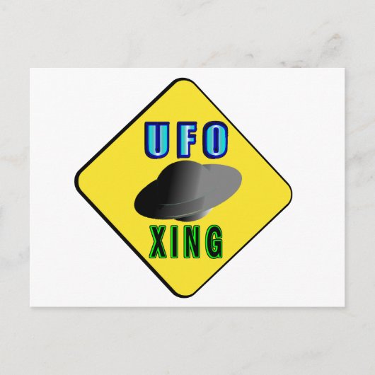 UFO-kruisingen Briefkaart (Voorkant)
