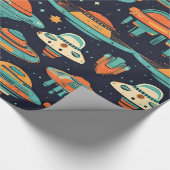 UFO  kunst Cadeaupapier (Hoek)