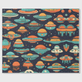 UFO  kunst Cadeaupapier (Vlak)