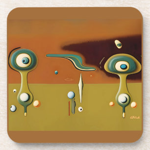UFO-landingsplaats Bier Onderzetter