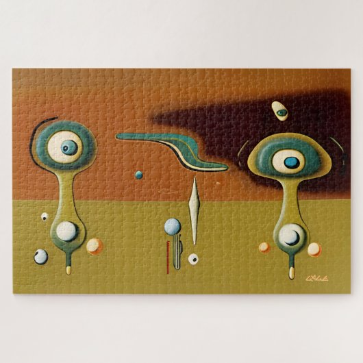 UFO-landingsplaats Legpuzzel (Horizontaal)