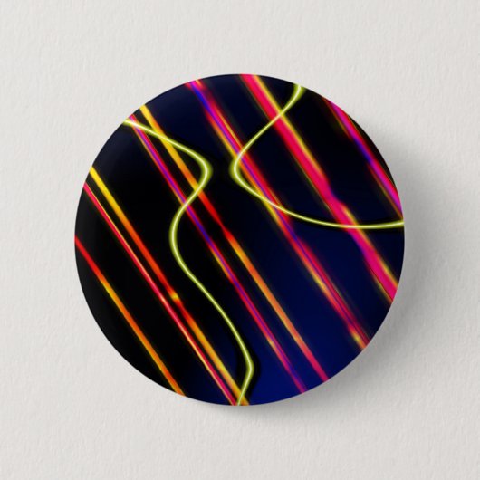 UFO-lichtsporen Ronde Button 5,7 Cm (Voorkant)