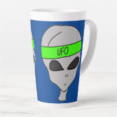UFO-mok Latte Mok (Rechterhoek)