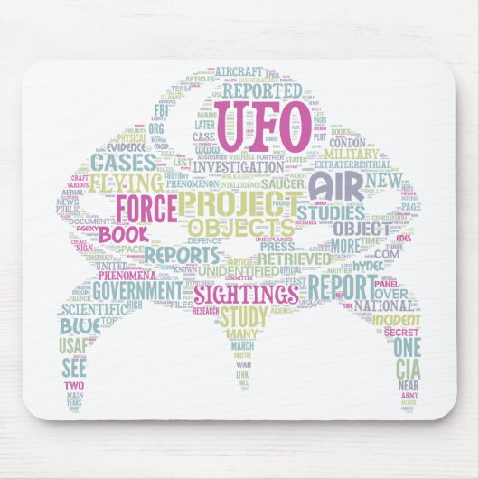 UFO mousepad Muismat (Voorkant)