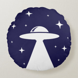 UFO Nachtelijke Lucht Rond Kussen