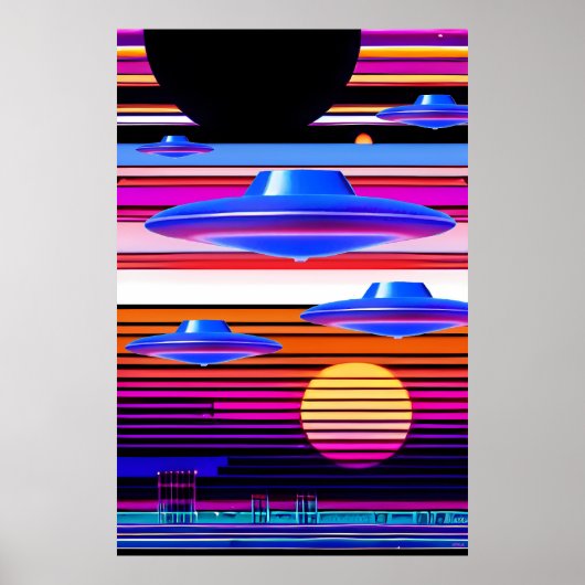 UFO-nostalgie Poster (Voorkant)